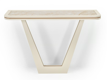 AUSTEN - Rectangular wooden console table with ceramic insert by Casa Magna - view 2